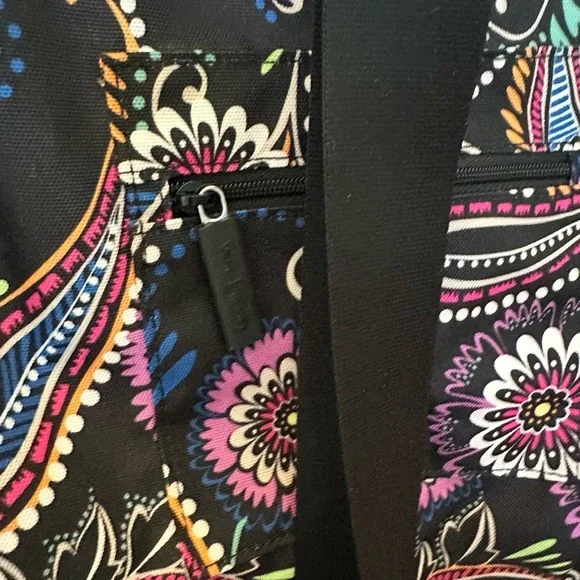 Vera Bradley Bandana Swirl BIG Laundry Bag Shoulder Strap Drawstring - Picture 9 of 13